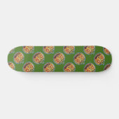 Falln Spooky Pumpkin Vintage Halloween Skateboard (Horizontal)