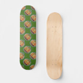 Falln Spooky Pumpkin Vintage Halloween Skateboard (Vorderseite)