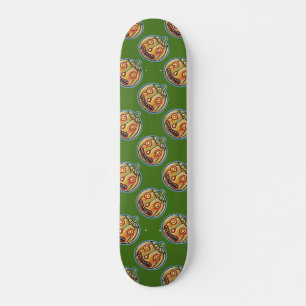 Falln Spooky Pumpkin Vintage Halloween Skateboard