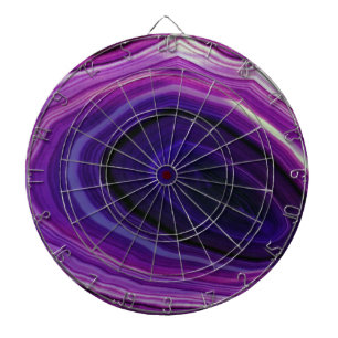 Falln Swirled Purple Geode Dartscheibe