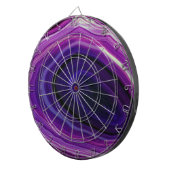 Falln Swirled Purple Geode Dartscheibe (Vorderseite rechts)