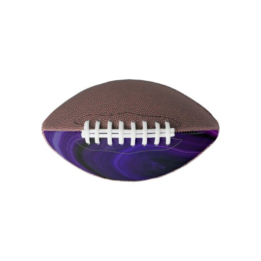 Falln Swirled Purple Geode Football (Vorderseite)