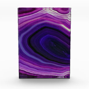 Falln Swirled Purple Geode Fotoblock