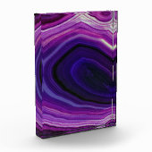 Falln Swirled Purple Geode Fotoblock (Links)