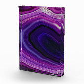 Falln Swirled Purple Geode Fotoblock (Rechts)