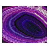 Falln Swirled Purple Geode Fotodruck (Vorne)