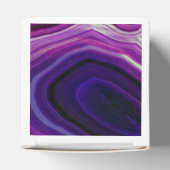 Falln Swirled Purple Geode Geschenkschachtel (Oben)
