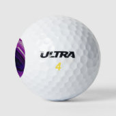 Falln Swirled Purple Geode Golfball (Logo)