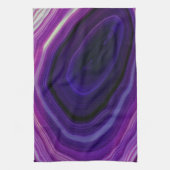 Falln Swirled Purple Geode Küchentuch (Vertikal)