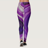 Falln Swirled Purple Geode Leggings (Rückseite)