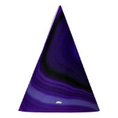 Falln Swirled Purple Geode Partyhütchen (Links)