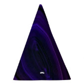 Falln Swirled Purple Geode Partyhütchen (Rechts)