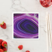 Falln Swirled Purple Geode Serviette (Beispiel)