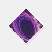 Falln Swirled Purple Geode Serviette (Ecke)