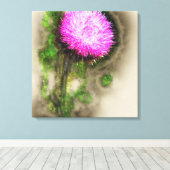 Falln-Thistle-Magie Leinwanddruck (Insitu (Holzboden))