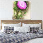 Falln-Thistle-Magie Leinwanddruck (Insitu (Schlafzimmer))