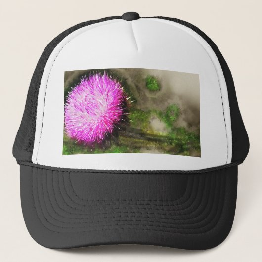 Falln-Thistle-Magie Truckerkappe (Vorderseite)