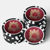 Falln Tink verkettete Crimson Pokerchips (Stapel)