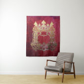 Falln Tink verkettete Crimson Wandteppich (Beispiel)