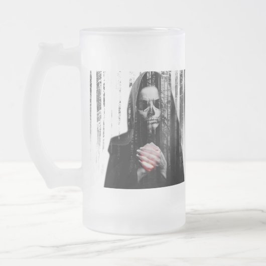 Falln Tode wartet Mattglas Bierglas (Links)