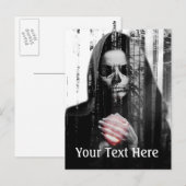 Falln Tode wartet Postkarte (Vorne/Hinten)