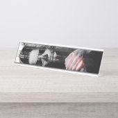 Falln Tode wartet Schreibtischnamensplakette (Vorderseite )