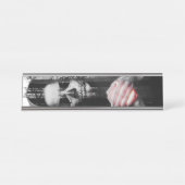 Falln Tode wartet Schreibtischnamensplakette (Vorderseite )