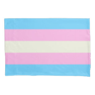 Falln Transgender-Stolz-Flagge Kissenbezug