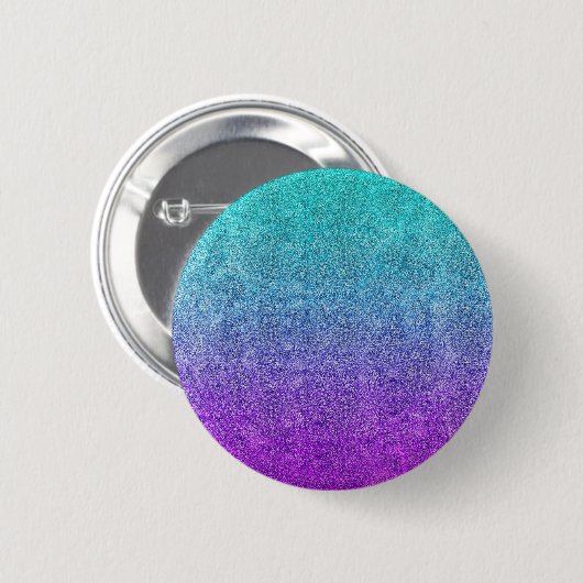 Falln Tropical Dusk Glitter Gradient Button (Vorne & Hinten)