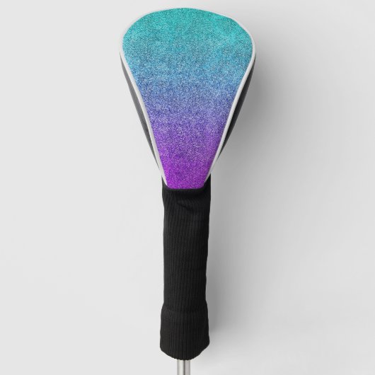 Falln Tropical Dusk Glitter Gradient Golf Headcover (Vorderseite)