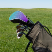 Falln Tropical Dusk Glitter Gradient Golf Headcover (In SItu)