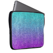 Falln Tropical Dusk Glitter Gradient Laptopschutzhülle (Vorne Rechts)