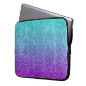 Falln Tropical Dusk Glitter Gradient Laptopschutzhülle (Vorderseite Links)