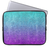 Falln Tropical Dusk Glitter Gradient Laptopschutzhülle (Vorderseite)