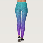 Falln Tropical Dusk Glitter Gradient Leggings (Rückseite)