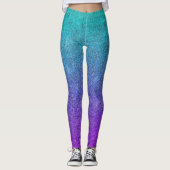 Falln Tropical Dusk Glitter Gradient Leggings (Vorderseite)