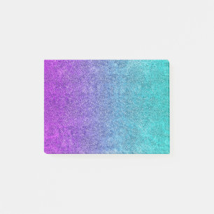 Falln Tropical Dusk Glitter Gradient Post-it Klebezettel