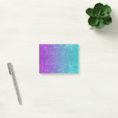 Falln Tropical Dusk Glitter Gradient Post-it Klebezettel (Büro)
