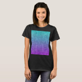 Falln Tropical Dusk Glitter Gradient T-Shirt (Vorne ganz)