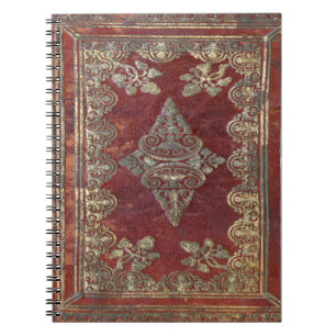 Falln trübte Messingbuch Notizblock