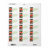 Falln Tulips Aflm Adressaufkleber (Vorne)