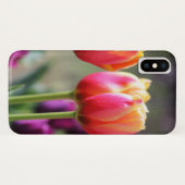 Falln Tulips Aflm Case-Mate iPhone Hülle (Rückseite (Horizontal))