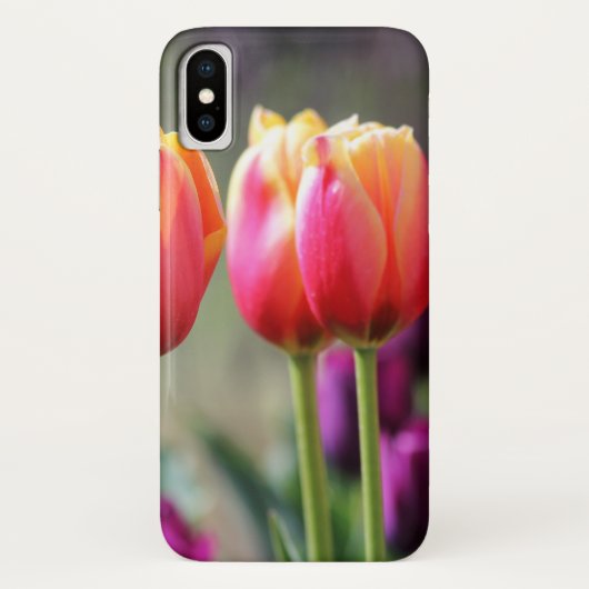 Falln Tulips Aflm Case-Mate iPhone Hülle (Rückseite)