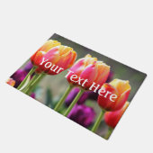 Falln Tulips Aflm Fußmatte (Schrägansicht)