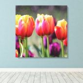Falln Tulips Aflm Leinwanddruck (Insitu (Holzboden))
