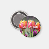 Falln Tulips Aflm Magnet (Vorderseite/Rückseite)