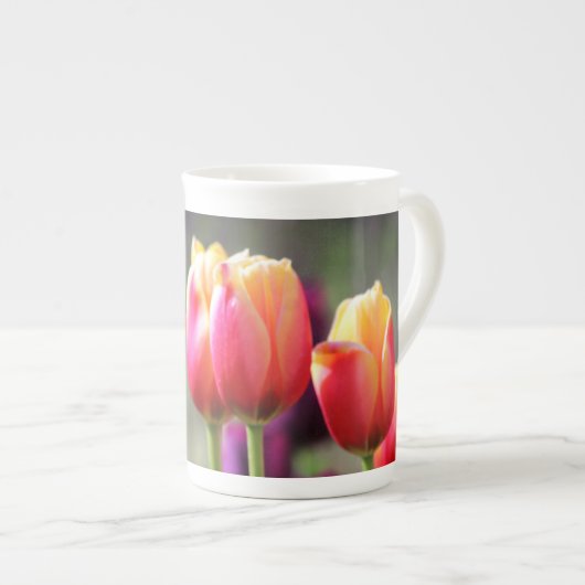 Falln Tulips Aflm Porzellantasse (Vorderseite Rechts)