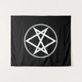 Falln Unicursal Hexagram Wandteppich (Vorderseite (Horizontal))