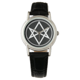 Falln Unicursal Hexagram White Armbanduhr