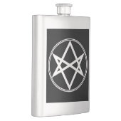 Falln Unicursal Hexagram White Flachmann (Rechts)